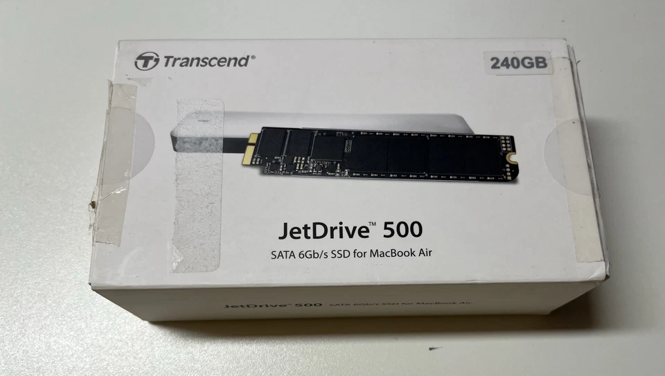 Transcend JetDrive 500 240GB Upgrade Kit SSD für Apple MacBook Air TS240GJDM500