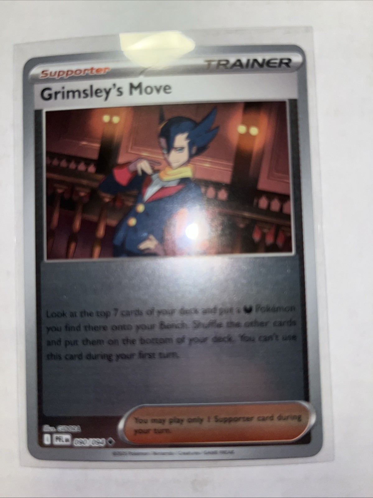 Grimsley's Move 090/094 Me02: Phantasmal Flames Reverse Holo