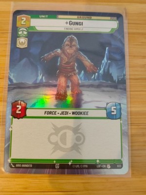 Gungi - Finding Himself (Hyperspace Foil) (833) Star Wars Unlimited SWU [LOF]