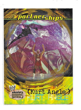 Kurt Angle Partnerships 2002 Fleer Absolute Divas WWE Card # 65