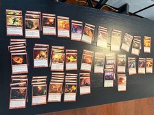 Lot of Magic the Gathering - Red Color Uncommon Cards