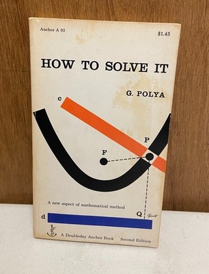 How to Solve It by George Polya Second Edition Paperback Mathematics Logic Book