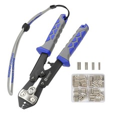 Crimping Pliers Kit: 8.8in Crimper Tool for Wire  Mono Lines Up to 2.2mm -In...