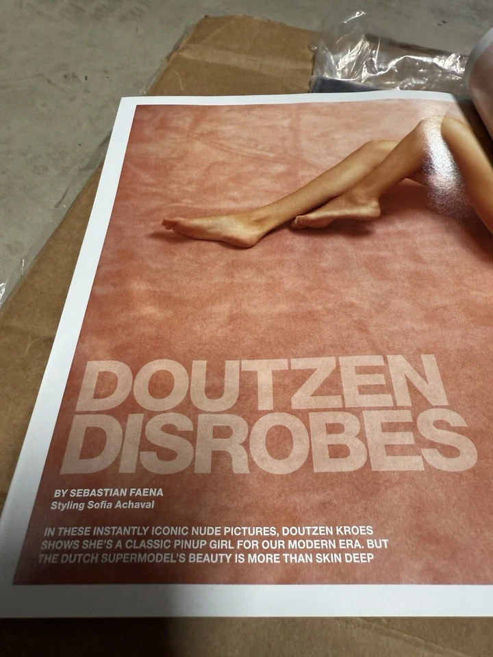 VMan Magazine Doutzen Kroes Spring 2009 Victoria’s Secret New - Image 2 of 4