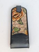 Glasses Case Set Tapestry Faux Leather