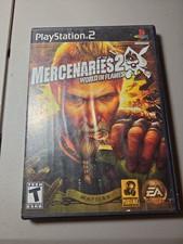 Mercenaries 2: World in Flames (Sony PlayStation 2, Ps2) No Manual Tested