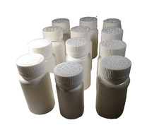 White Empty Medicine Bottles Lot Of 12 Crafts