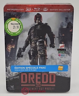 DREDD [2D + 3D] Blu-ray METALPACK [LIKE STEELBOOK [FNAC] [FRANCE] REGION B