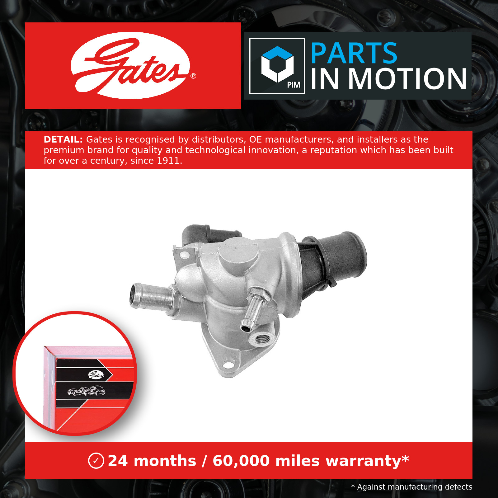 GATES-OE TH18188G1 Thermostat, coolant for ALFA ROMEO,FIAT,LANCIA - Image 11