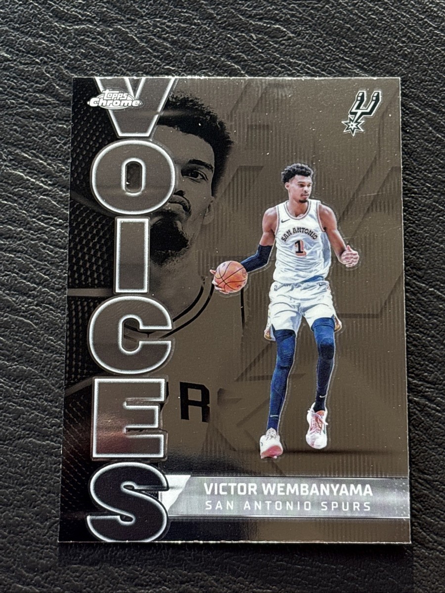 🪶2025-26 Topps Chrome Basketball Victor Wembanyama Voices VS-1 | eBay