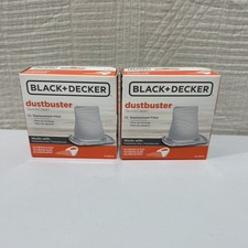 Black+Decker Dustbuster QuickClean Replacement Filter (HLVBF10) Set Of 2