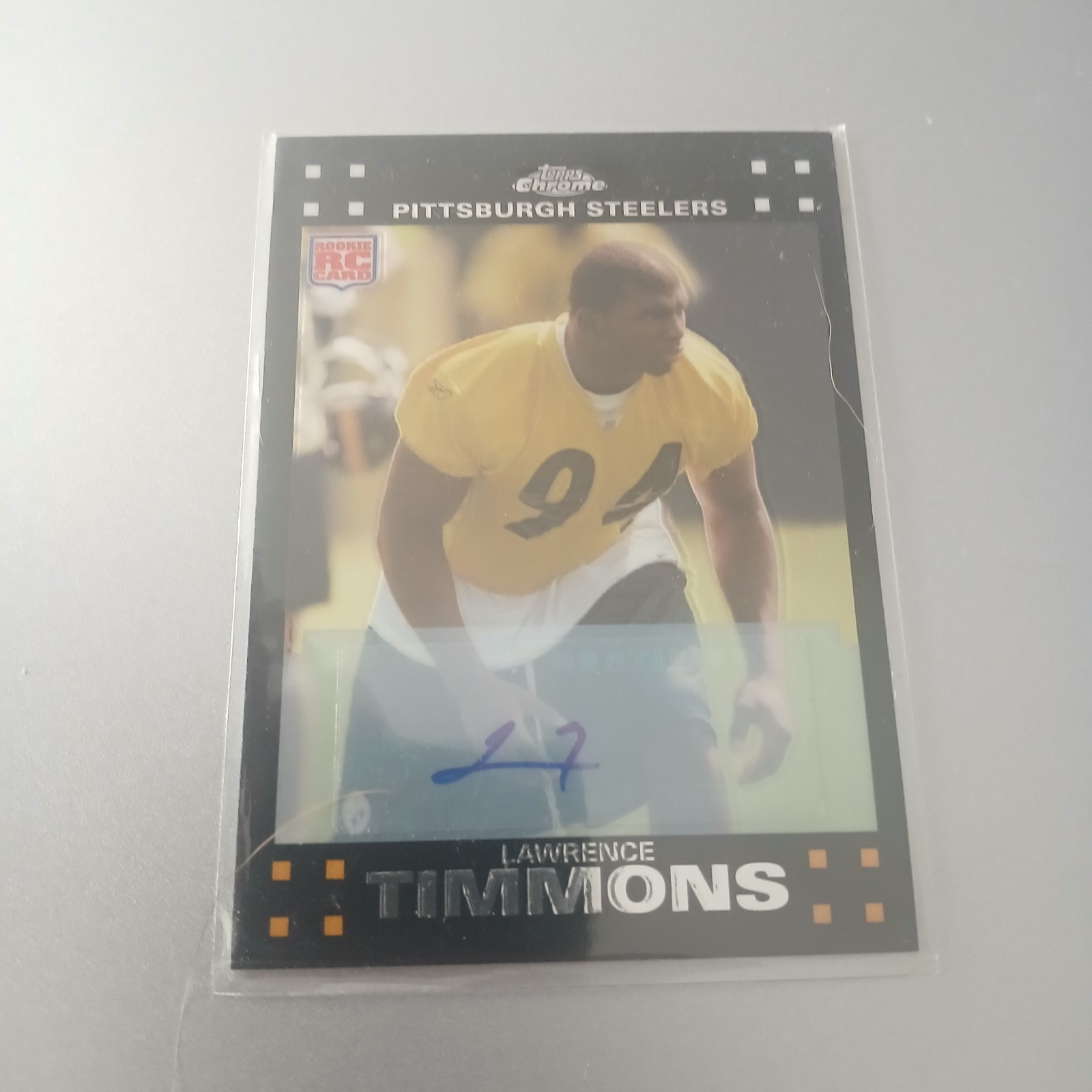 Lawrence Timmons Topps Chrome #TC243 Autograph