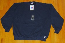 Russell Athletics Vintage 2000's Navy Blue Crew Neck Blank Sweatshirt 2XL NWT