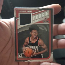 2018-19 Panini Rookie Jerseys Anfernee Simons RJ-ASM  Portland Trailblazers