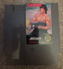 Rambo (Nintendo Entertainment System, 1988) Authentic Tested and Working