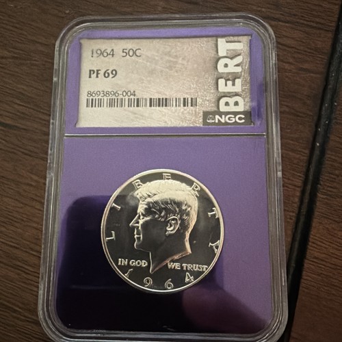 1964 Proof Kennedy Half Dollar NGC PF 69