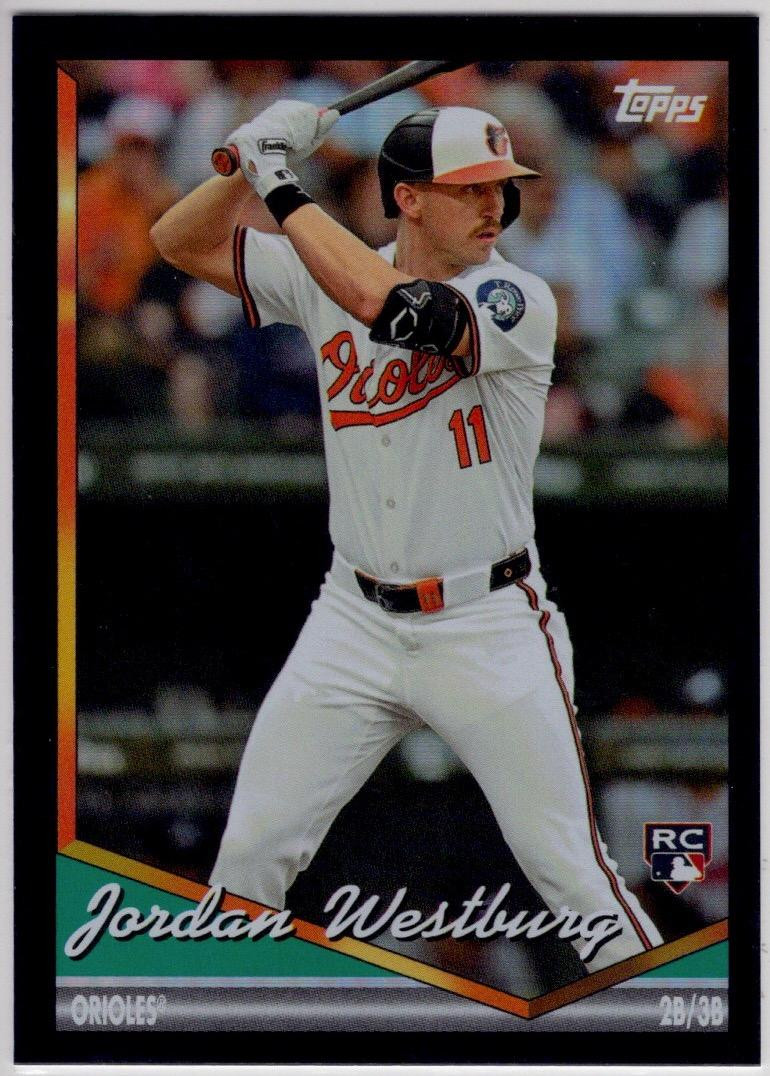2024 Topps Archives #235 Jordan Westburg Black Foilboard