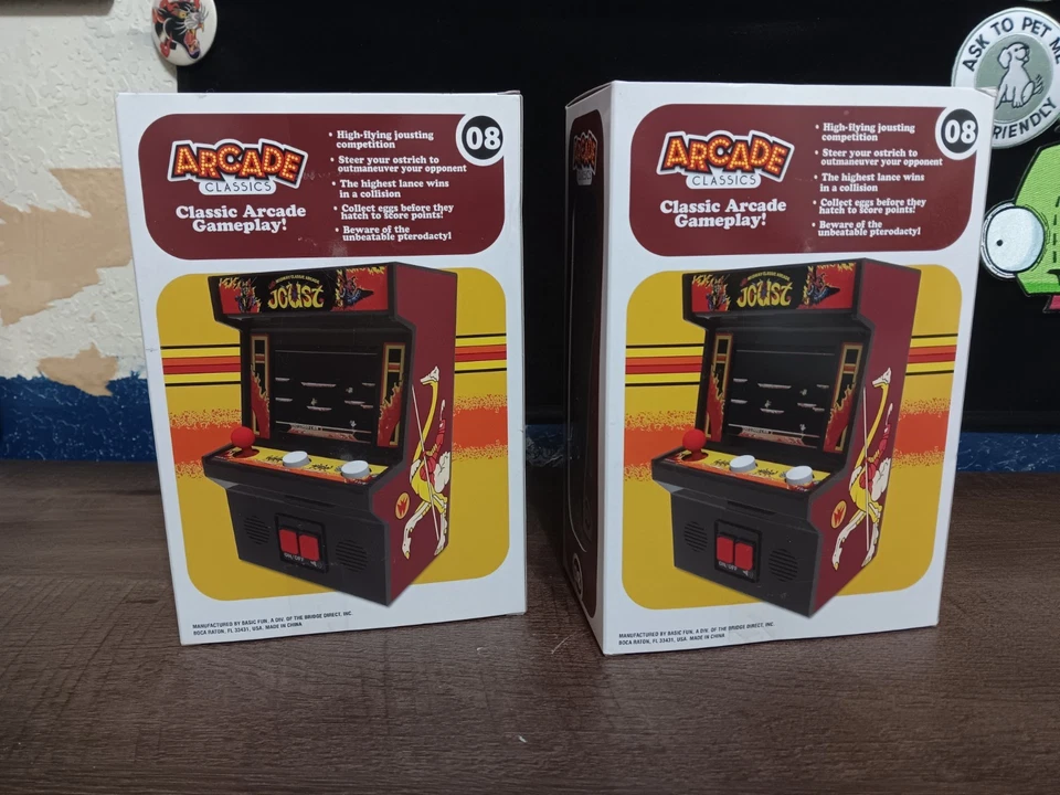 Joust Basic Fun Arcade Classics #08 Mini Retro New Joust - Image 2 of 2