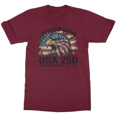 USA 250 Patriotic Eagle Freedom Anniversary Unisex T-Shirt