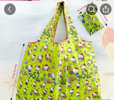Handbag shopping bag new large capacity folding bag/portable Hello Kitty New