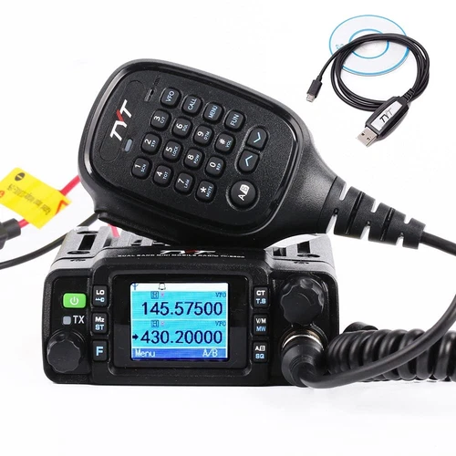 TYT TH-8600 Radio mobilne VHF UHF Dual Band Walkie Talkie z kablem programowym - Zdjęcie 1 z 13