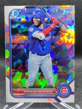 2022 Bowman RONNIER QUINTERO ATOMIC CHROME REFRACTOR CUBS BCP-124 1ST BOWMAN