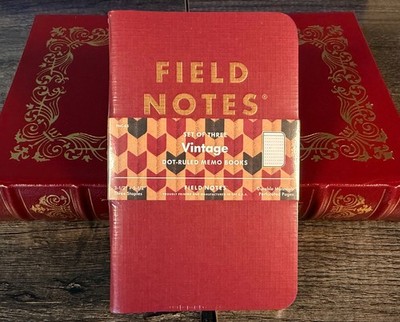 Field Notes Vintage Edition 3-Pack | Kraft Pocket Memo Books | Sealed | USA