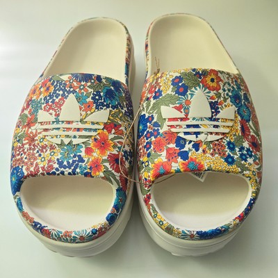 Adidas x Liberty London Adifom Stan Slides JI2765 Off White Size 9