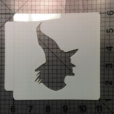 Halloween Witch 100 Stencil