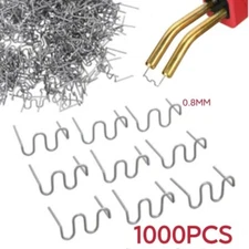 0.8mm 1000Pcs Hot Staples Plastic Welding Wave Stapler for Car Bumper Repair Kit