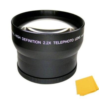 52mm Telephoto Lens for Cameras /Camcorders Nikon Canon