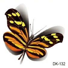 tattoo on wrist for girls 3D butterfly temporary tattoo