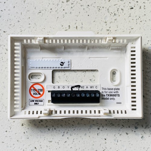 Programmable Thermostat Lux Products 7-Day TX9600TS White AC Heat HVAC Tested - Picture 5 of 14