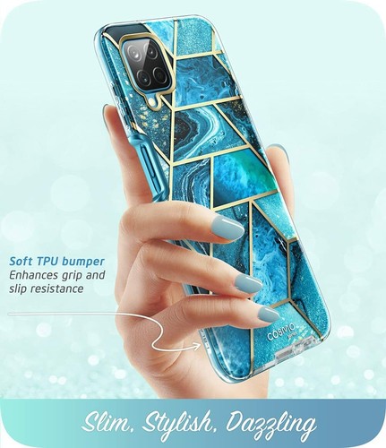 For Samsung Galaxy A12 i-Blason Cosmo Smooth Case With Protective Screen Cover - Picture 9 of 10