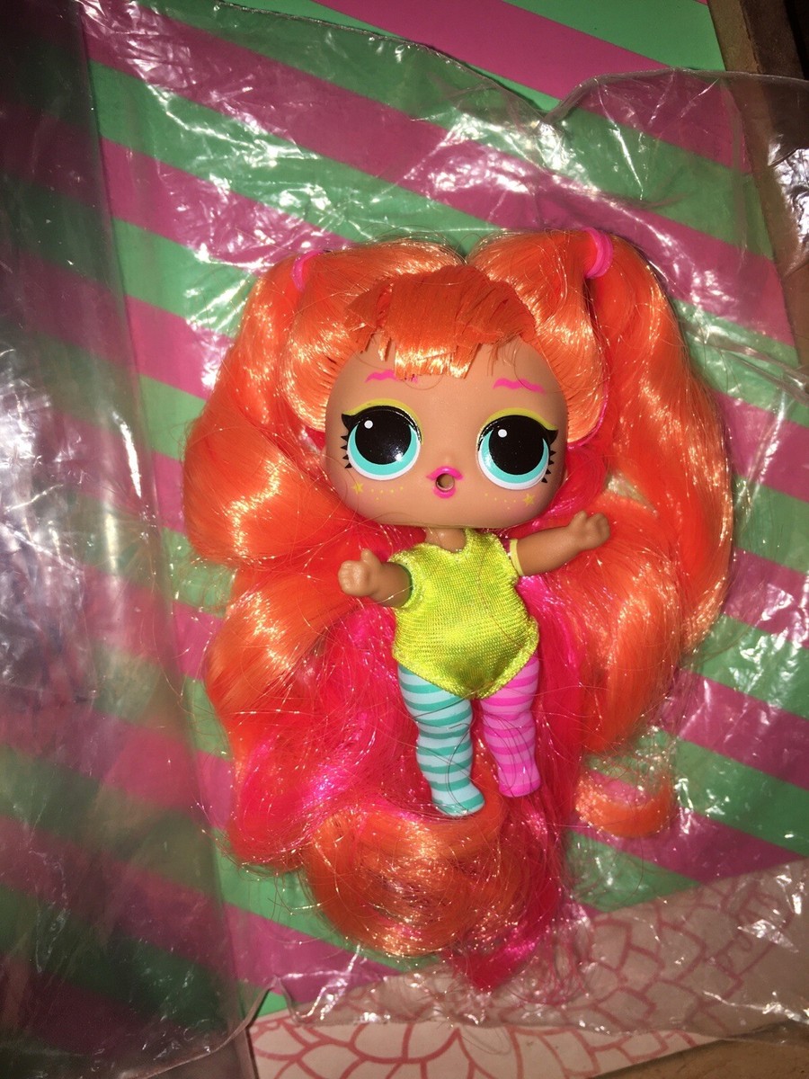 LOL Surprise JK Mini Fashion Doll Neon QT Kids Toy NEW complete