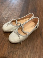 New Victoria Girls Ballet Slippers Size 4 34 EUR Made In Spain