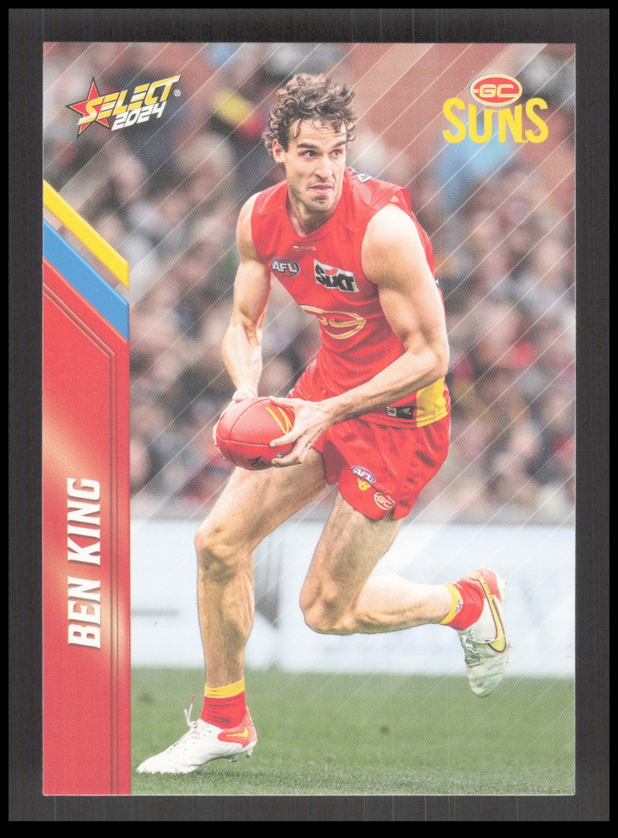 【海外Ｌサイズ】AFL カールトン・ブルーズ '24 ホームガーンジー AFL 2024 Select Gold Coast Ben King 84 Card CB-1-3-D-14 | eBay