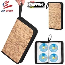 80 Disc Portable CD DVD Nylon Holder Bag Case Album Organizer Media Storage Hot