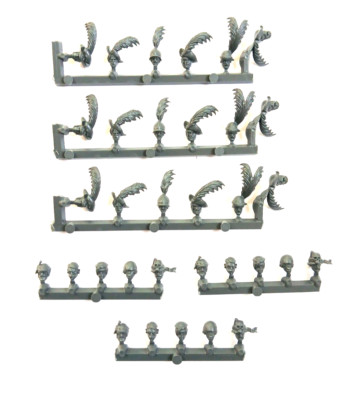 Warhammer Old World Empire State Troops Head Bits x33 | eBay