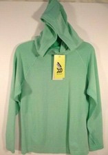 New All in Motion Boys Seamless Long Sleeve Pullover Hoodie XS 4/5 Green