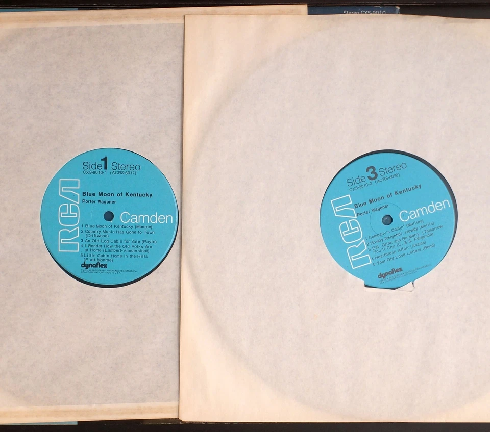 Porter Wagoner - Blue Moon Of Kentucky - 2xLP vinyl - Image 3 of 4