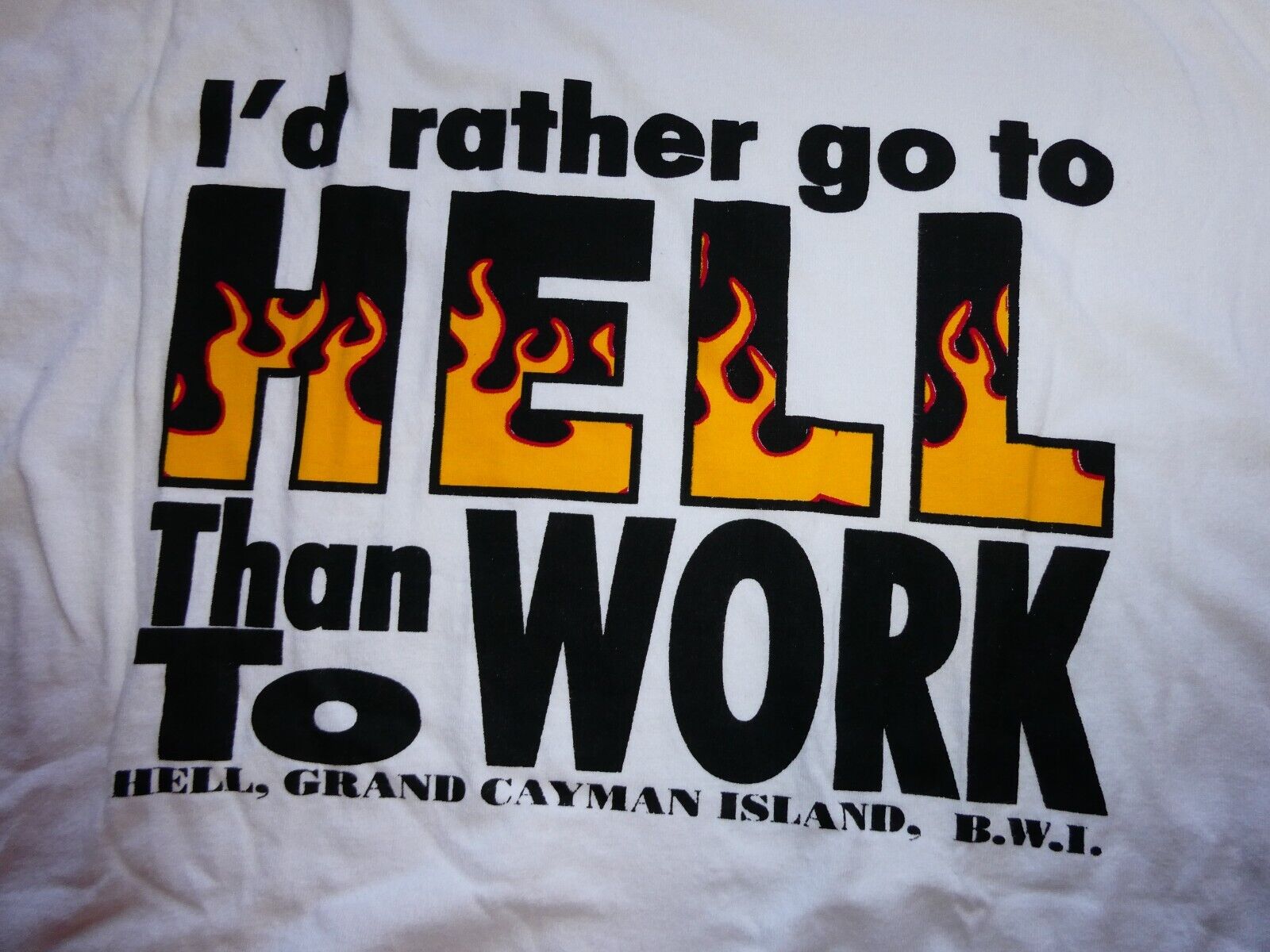 Vintage "I've Been to Hell and Back" Tee, (M), He… - image 9