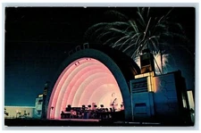 1966 Bandshell Illuminated at Night at Canadian Exhibit Toronto Canada Postcard