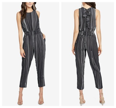 RACHEL ROY SEXY CHIC  LUCIA  STRIPED  JUMPSUIT   Sz  L  NWT  $ 149