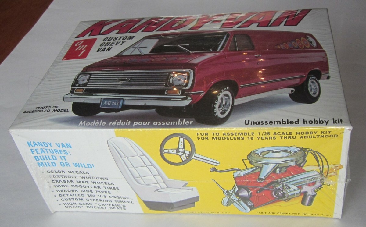 AMT Kandy Van Custom Chevy Van 1/25 Kit # T246 Factory