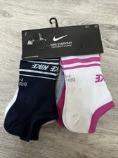 NIKE YOUTH KIDS BOYS DRI-FT LIGHTWEIGHT 6 PACK NO SHOW SOCKS SZ 5Y-7Y