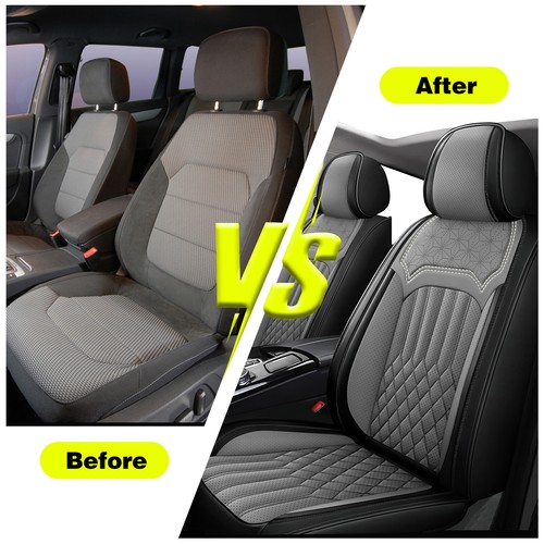 Car Front Row 2 Seat Cover Faux Leather Seat Cushion For GMC Terrain 2010-2026 - Picture 6 of 6