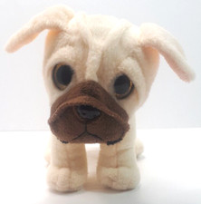 Whitehouse Leisure Paws Pug Dog Cream Stuff Animal Plush Teddy Soft Toy Puppy 