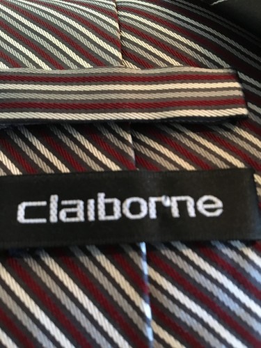 Cravatte uomo CLAIBORNE nuove senza etichette 2 modelli assortiti - Foto 4 di 4