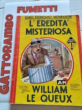 Gialli economici Mondadori n.74 anno 1936"L'eredita' Misteriosa"Le Queux buono++
